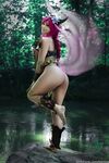 Enchanted Forest Seductress: A Fantasy Cosplay Adventure