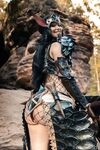 Enchanted Forest Seductress: A Fantasy Cosplay Adventure